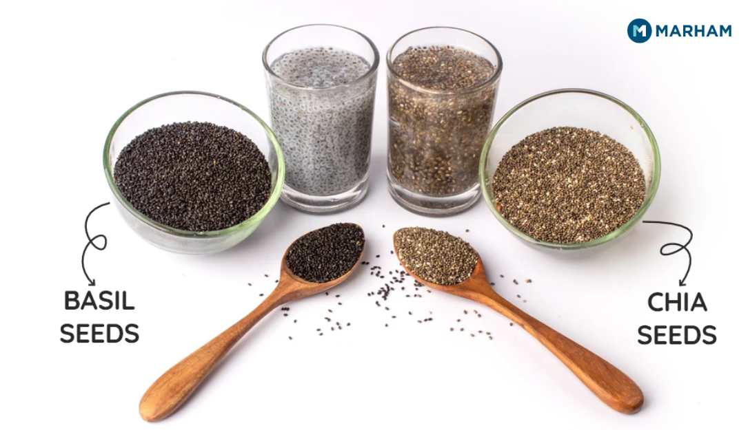 Chia Seeds vs Basil Seeds