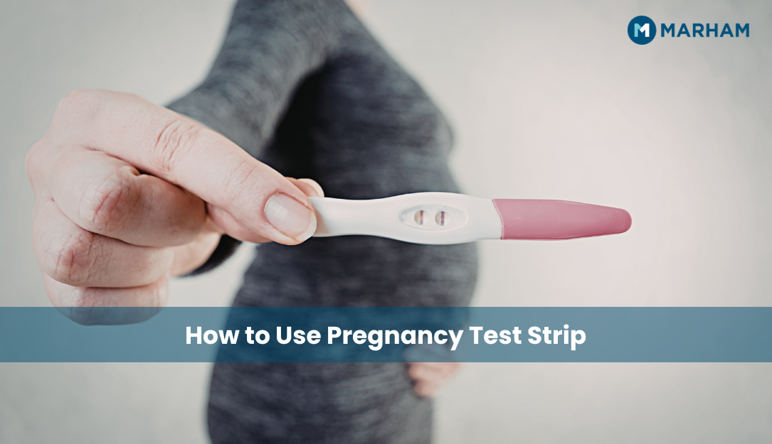 How to use pregnancy test strip