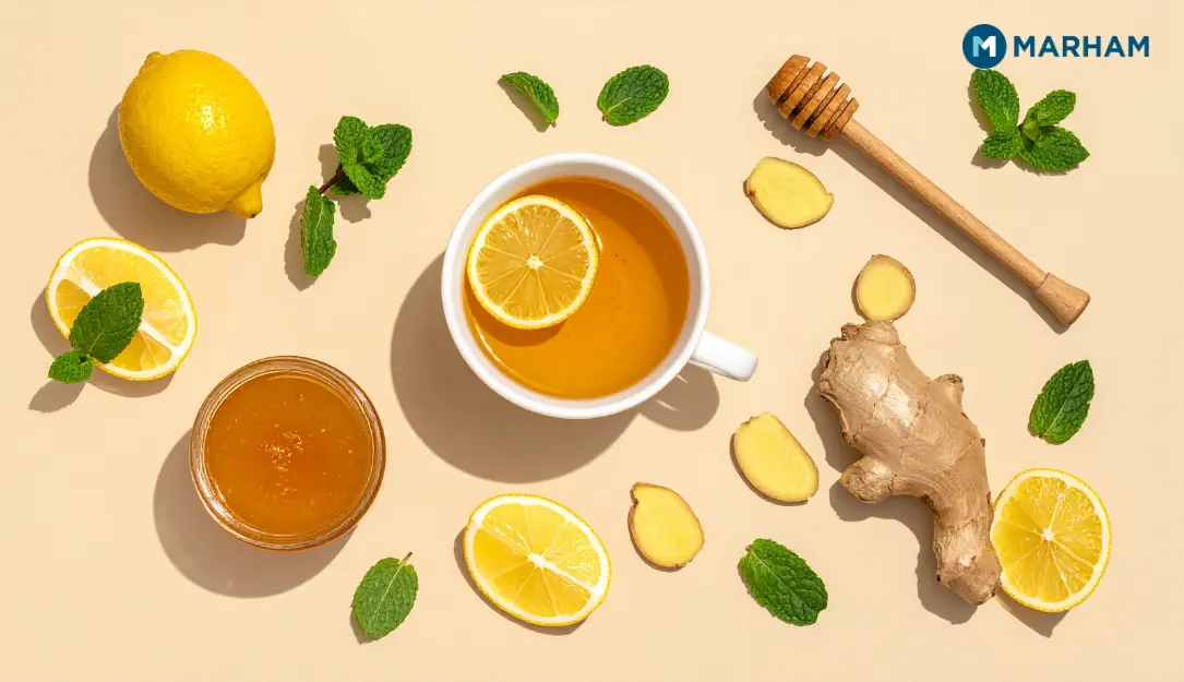 Ginger Mint Tea for Nasal Congestion